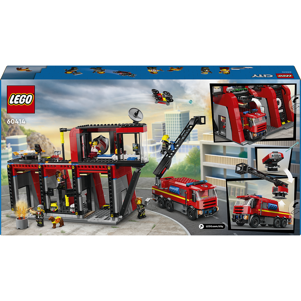 lego_city_tuletõrjedepoo_koos_tuletõrjeautoga_60414L_1