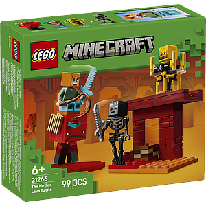 LEGO Minecraft The Nether Lava Battle