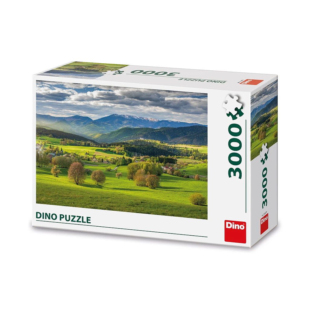 Dino Puzzle 3000 Pieces: Spring