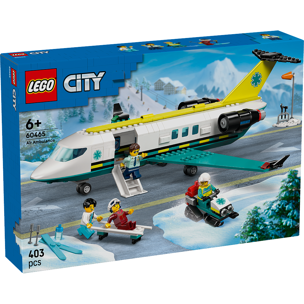 LEGO City Emergency Air Ambulance Airplane