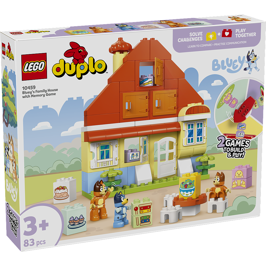 LEGO DUPLO Bluey's Family House with Memory Game
