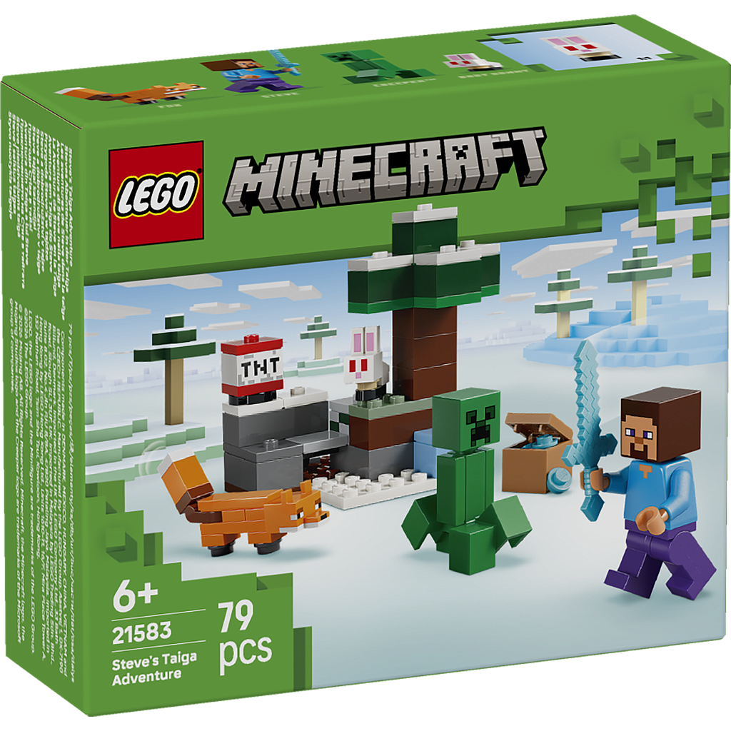 LEGO Minecraft Steve's Taiga Adventure