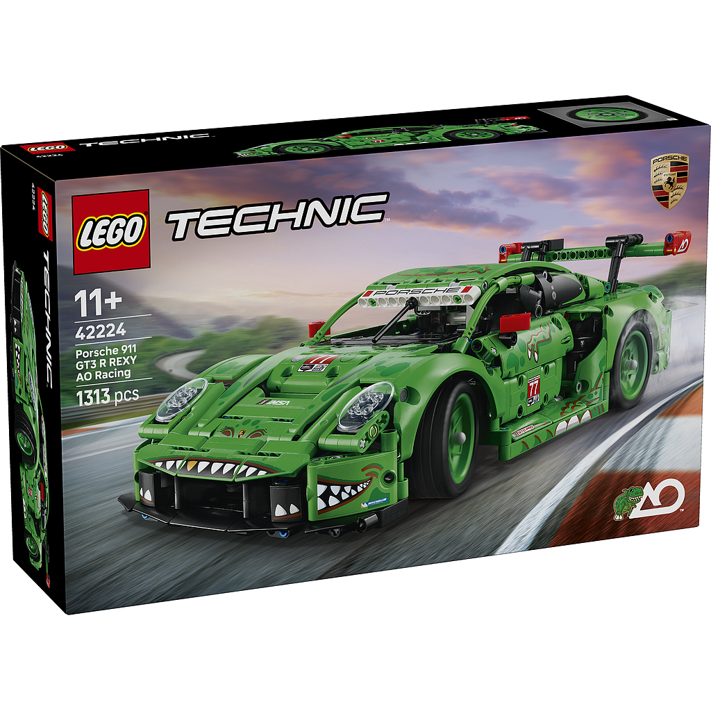 LEGO Technic Porsche 911 GT3 R REXY AO Racing Car