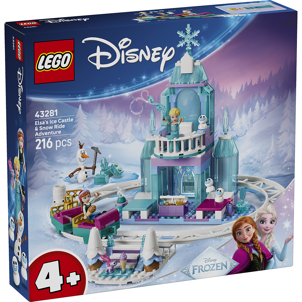LEGO Disney Elsa's Ice Castle & Snow Ride Adventure