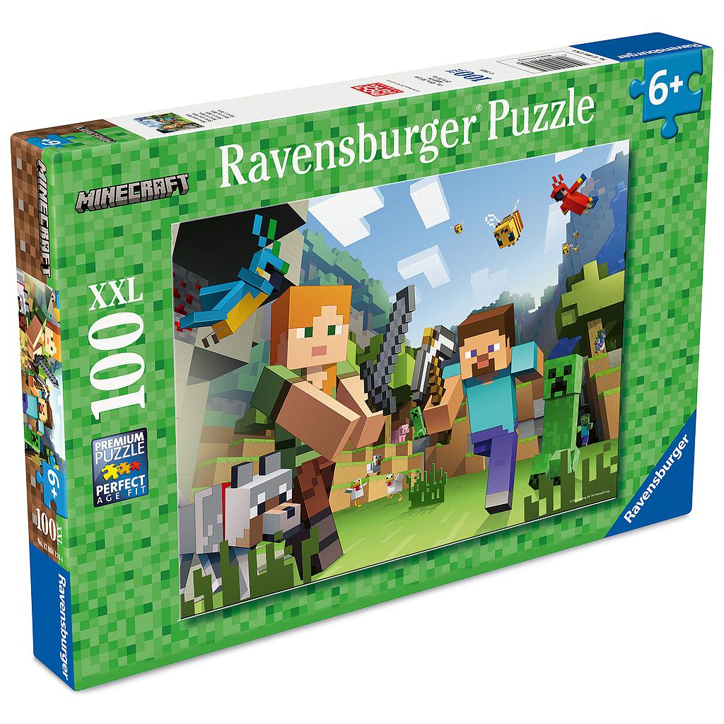 Ravensburger Puzzle 100 Pieces: Minecraft´s Steve And Alex