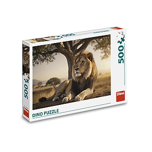 Dino Puzzle 500 Pieces: Resting Lion