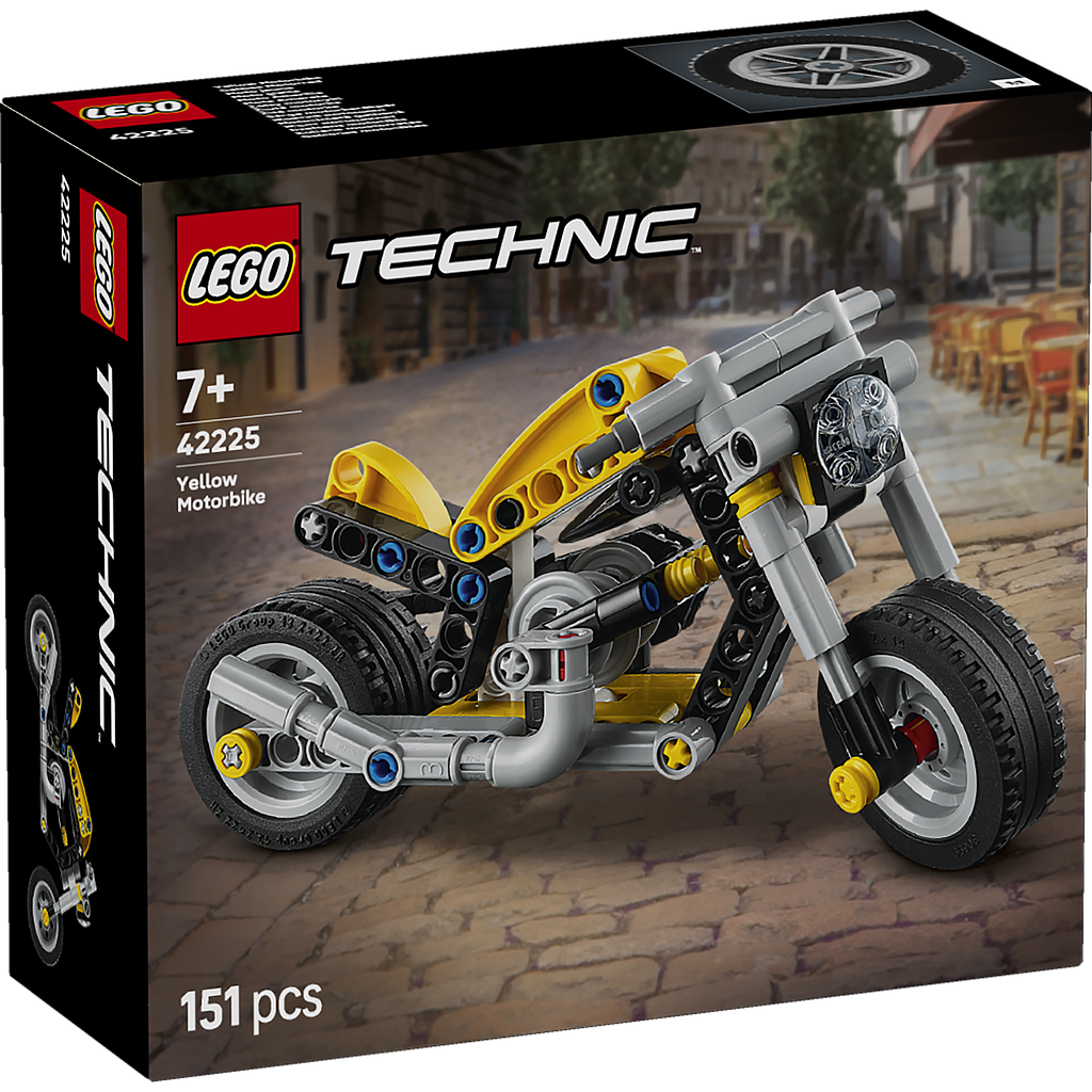 LEGO Technic Yellow Motorcycle