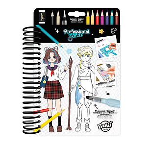 Buki Professional Studio Manga Colouring Book