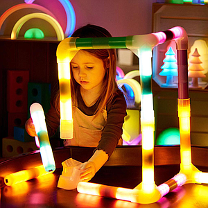 TTS Glow Cylinder Connectors 18pk