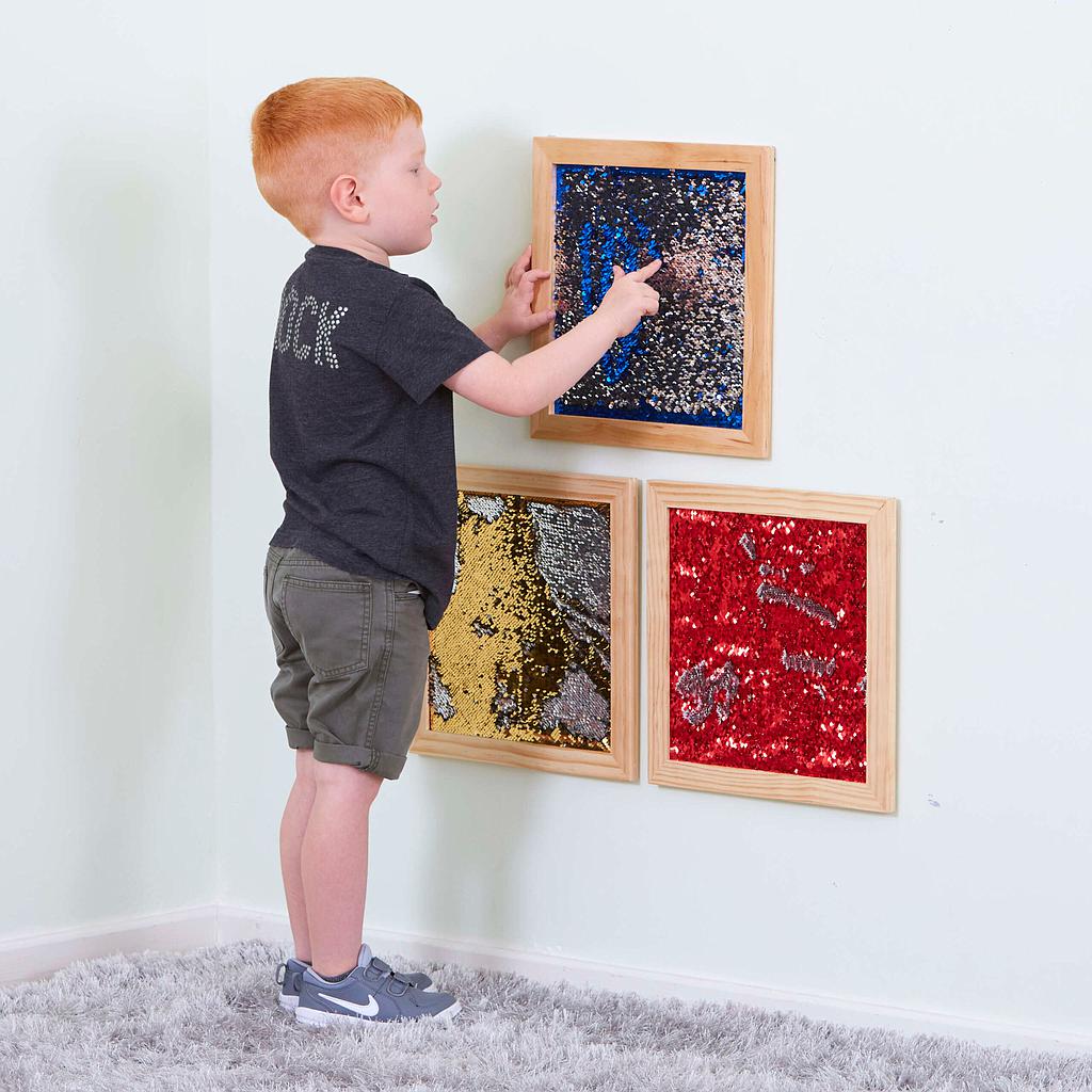 TTS Mermaid Sequin Motor Skills Frames 3pk