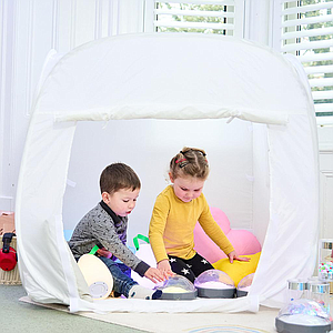 TTS Mini Pop-Up Sensory Pod White
