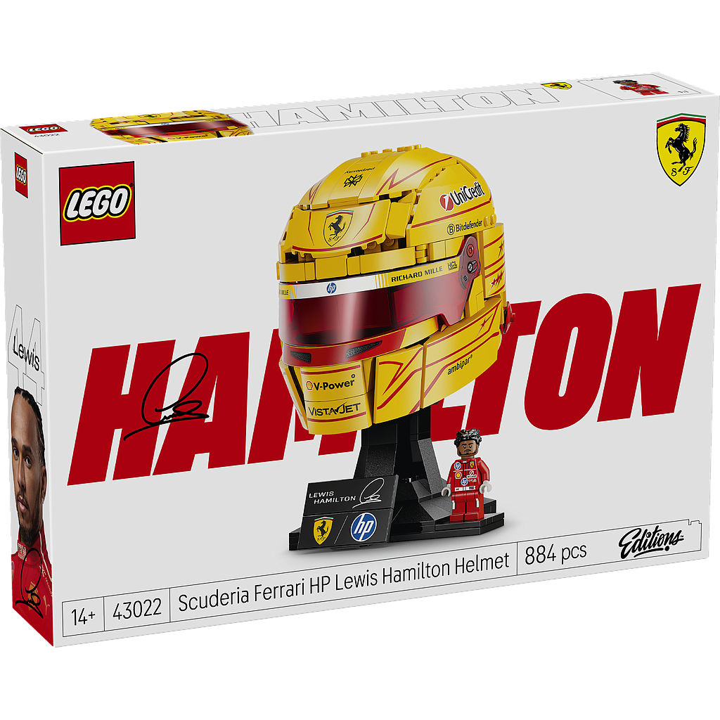 LEGO Editions Scuderia Ferrari HP Lewis Hamilton Helmet