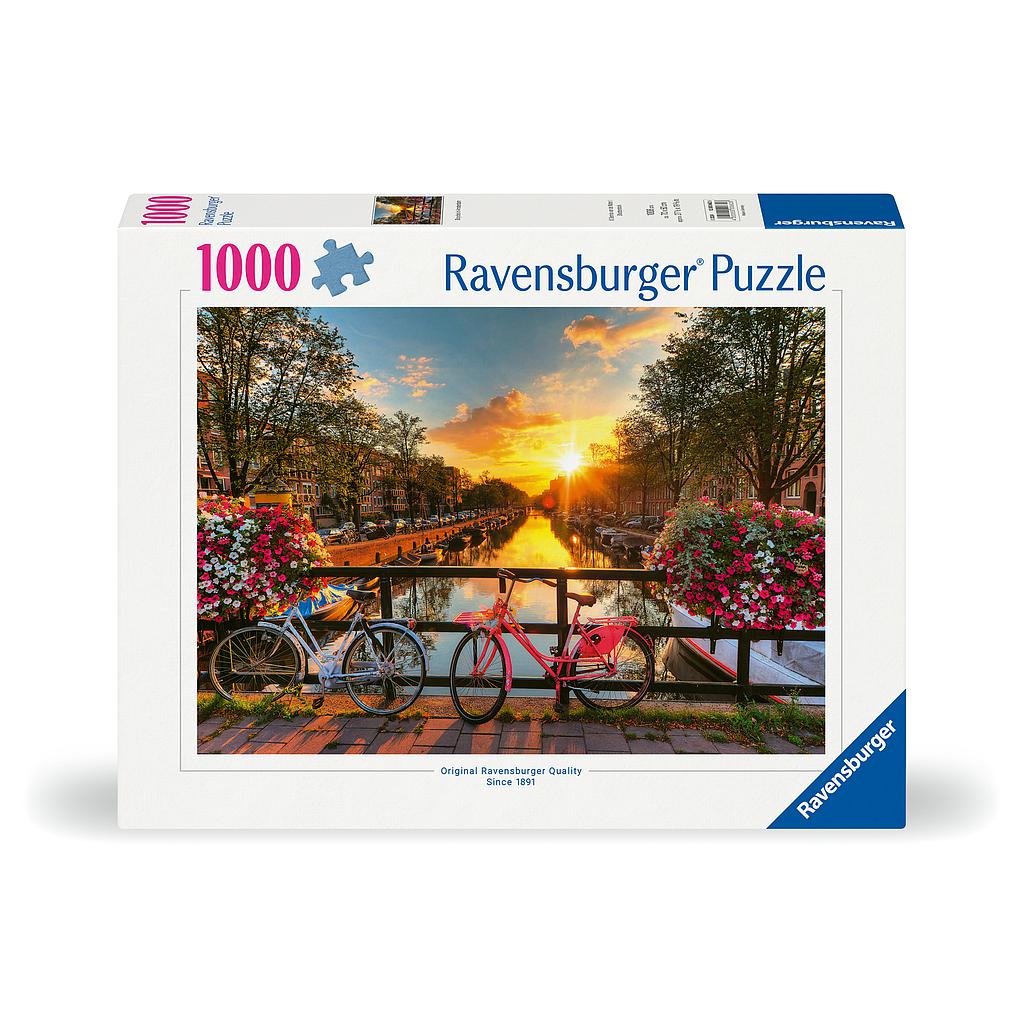 Ravensburger puzzle 1000 pc Bicycles in Amsterdam
