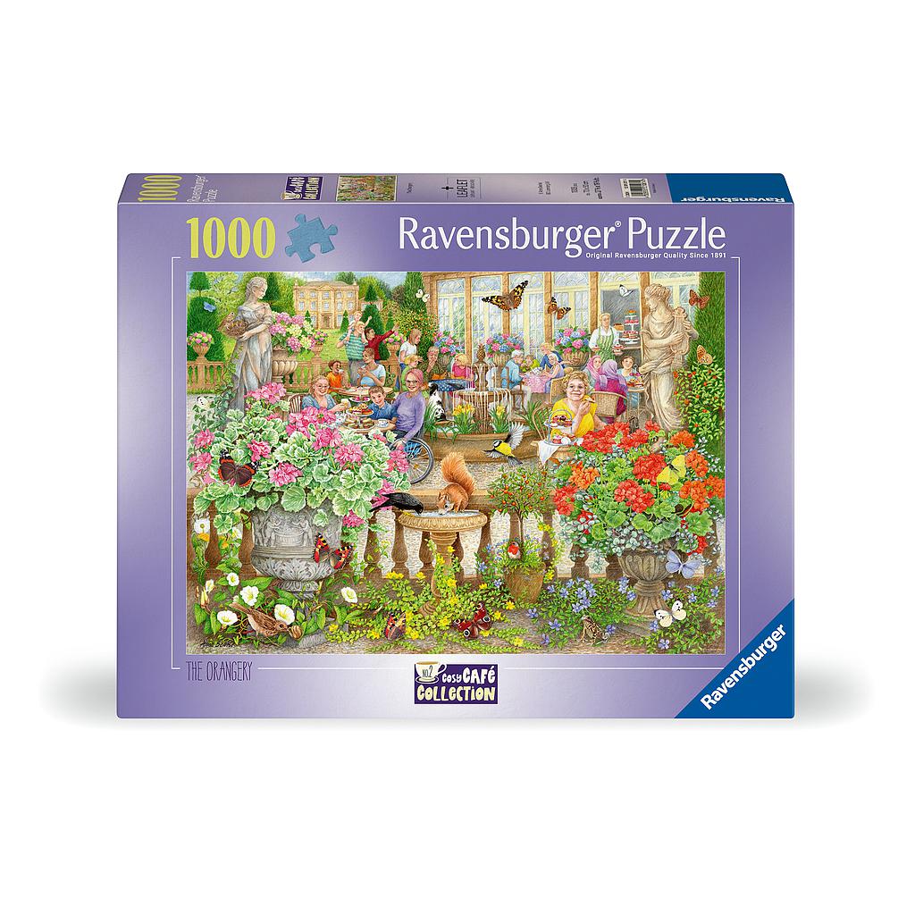 Ravensburger puzzle 1000 pc Cafe in the middle of nature