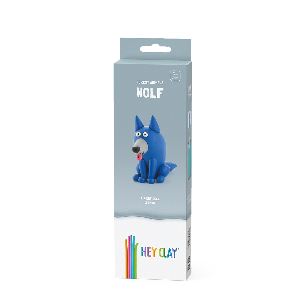 HEY CLAY Modeling Clay Wolf 3pc