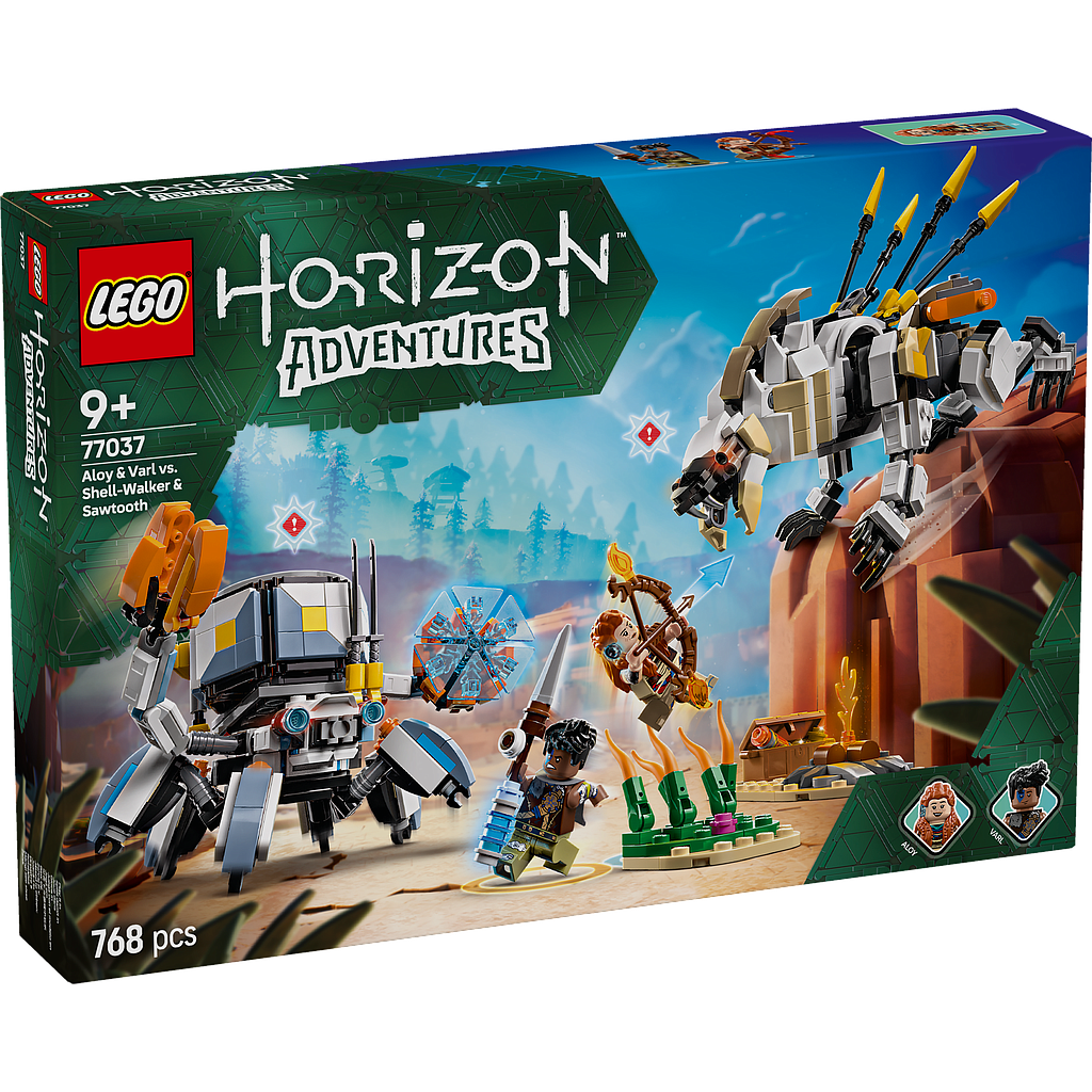 LEGO Horizon Aloy ja Varl vs. Shell-Walker ja Sawtooth