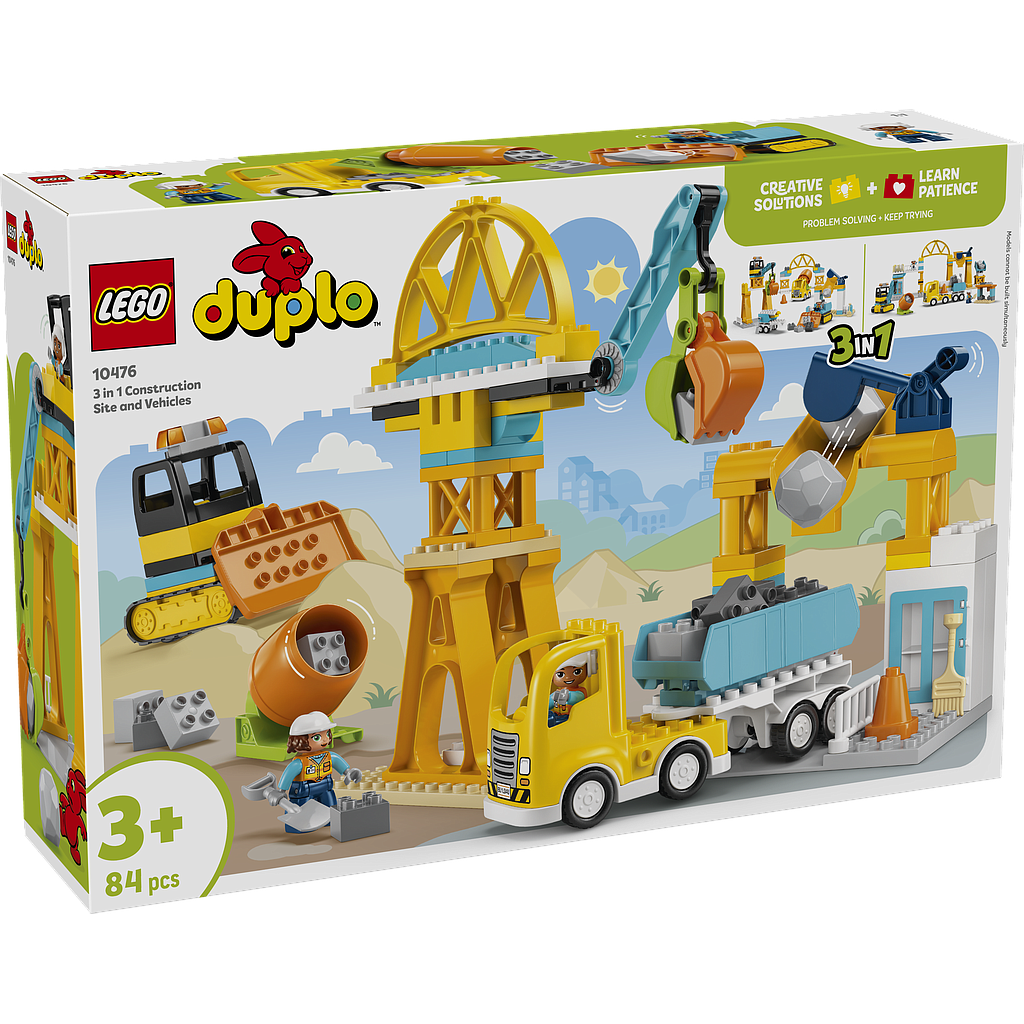 LEGO DUPLO 3 in 1 Construction Site and Vehicles