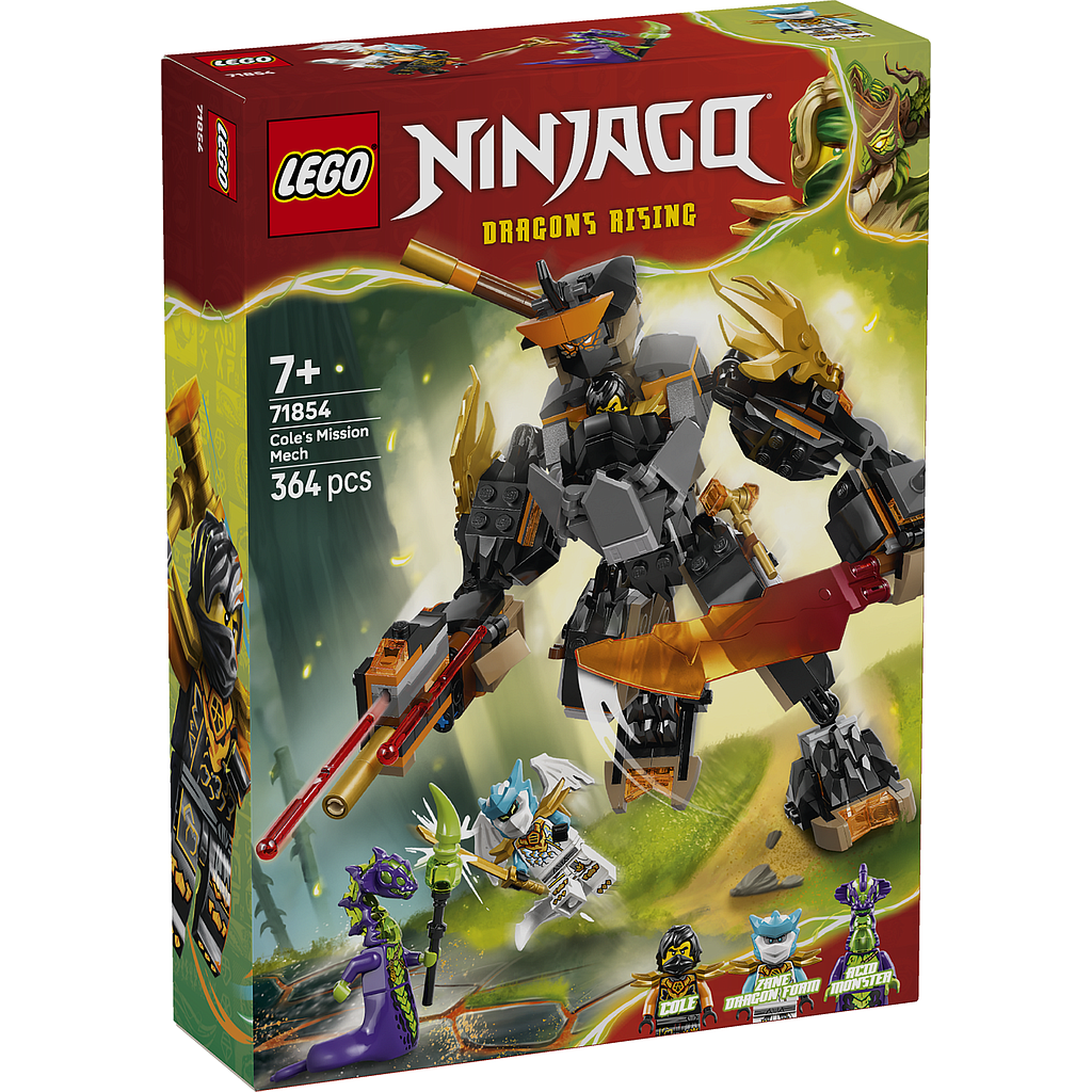 LEGO Ninjago Cole's Mission Mech & Dragon Zane